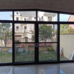 Heavy duty aluminium alloy sliding door